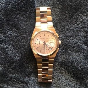 Micheal Kors rose gold watch